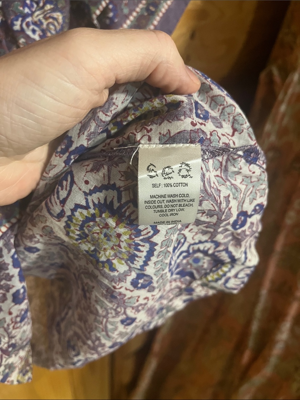 Sea New York Rosita Border Print Multi Purple Floral Ruffle Blouse and Short Set - Picture 3 of 6